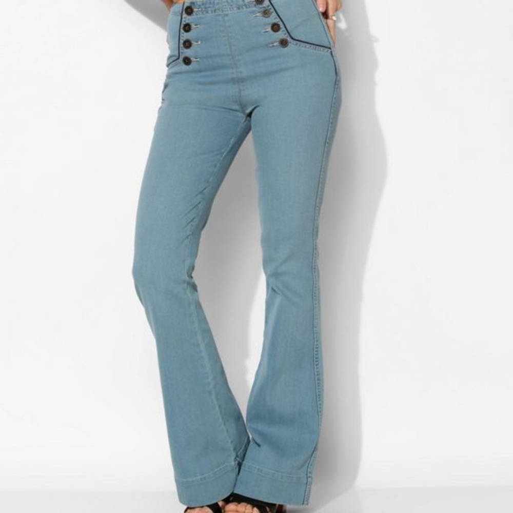 Urban Outfitters BDG High Rise Sailor Flare Jeans